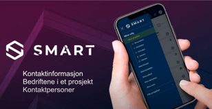 kontaktinformasjon, bedriftene i et prosjekt, kontaktpersoner